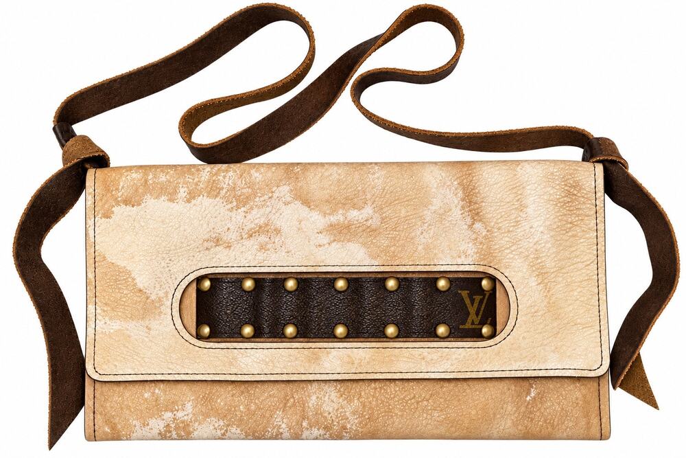 Repurposed Leather Western Crossbody Purse
